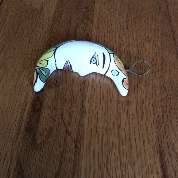 Talavera Mexican Moon: Pottery Hanging 🌙 - Picture 5 of 13